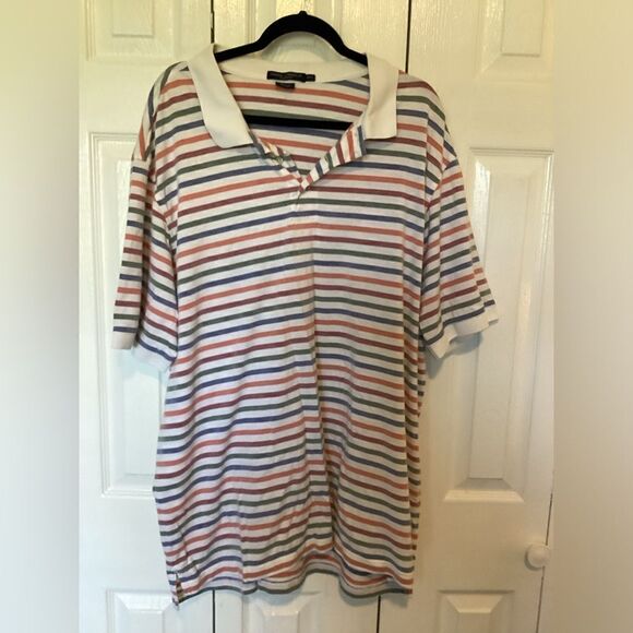 Daniel Cremieux - Big & Tall - Classic Fit Striped Polo - Picture 1 of 5